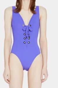 Lucy V-Neck Underwire One-Piece Swimsuit