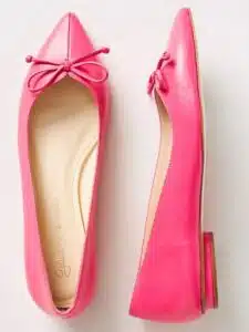 Pointed-Toe Ballet Flats
