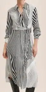 Printed bow dress