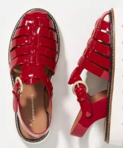 Red Fisherman Sandals