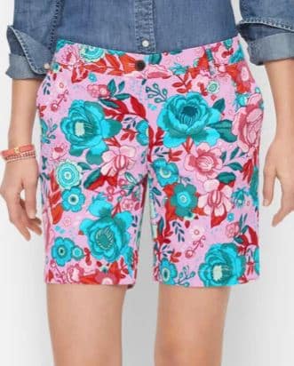 Sketched Blooms Shorts