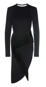 Tess Fringe Jersey Dress