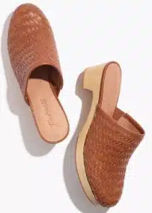 The Jordyn Clog in Woven Leather