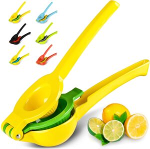 Zulay Metal 2-In-1 Lemon Lime Squeezer