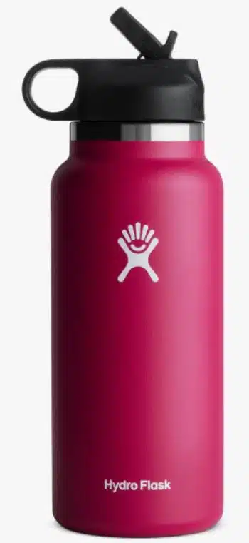 32-Ounce Wide Mouth Bottle with Straw Lid