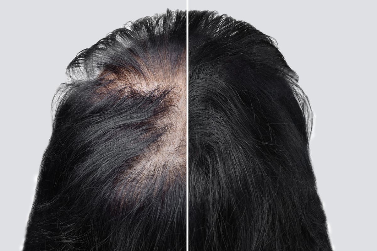 Alopecia coverage with hair powder