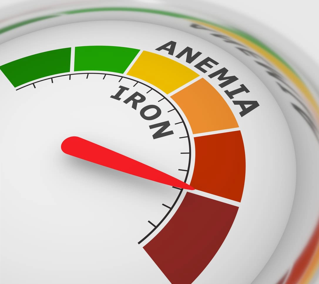Anemia from iron deficiency