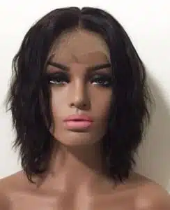 Black Short Wavy Wig