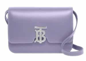Burberry TB Monogram Leather Crossbody Bag