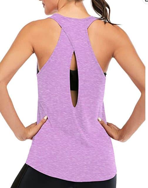 Cross Backless Workout Top