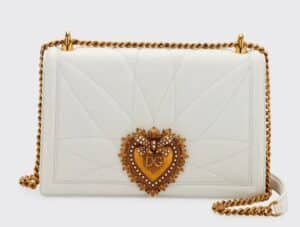 Dolce and Gabbana Devotion Medium Quilted Crossbody Bag