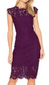 Lace Floral Elegant Cocktail Dress