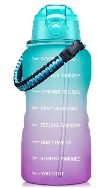 Large 1 Gallon Motivational Water Bottle