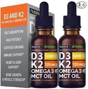 Organic Vitamin D3 K2 Drops