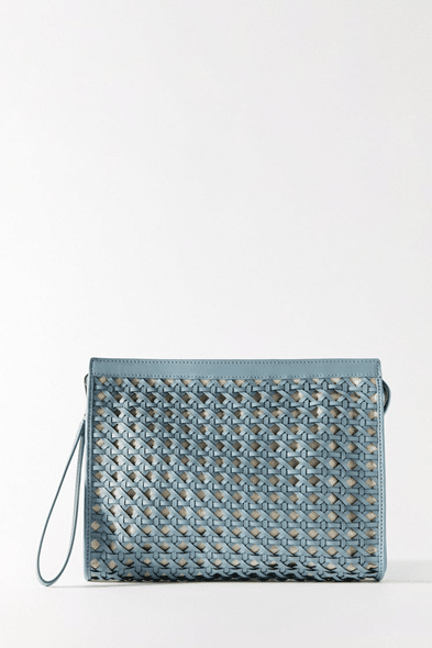 ZARA Woven Clutch Bag, $69.90
