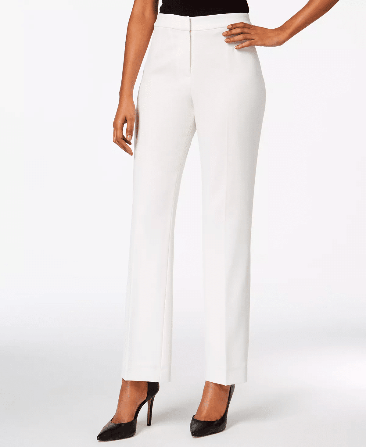 Prime Women Recommends Straight-Leg Modern Crepe Pants