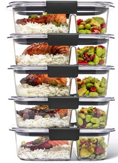 Rubbermaid 5-Piece Brilliance Food Storage Containers