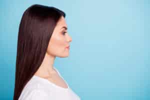 Exercises to get rid of a sagging neck