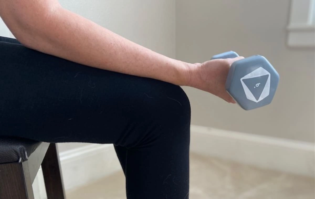 dumbbell wrist curls image forearm exercises