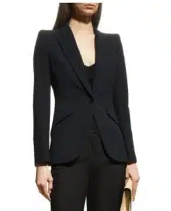Classic Single-Breasted Suiting Blazer