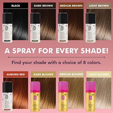 Color shades for Style Edit hair products