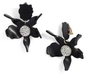 Crystal Clip-On Drop Earrings