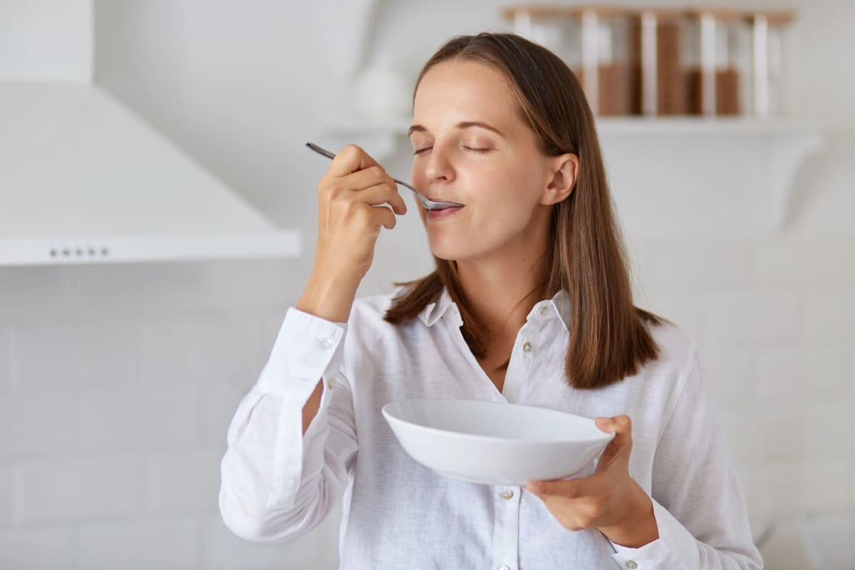 Fasting with food includes soup