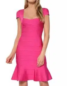 Fit & Flare Bandage Dress
