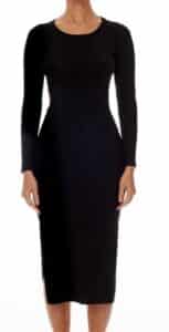 Kim Long-Sleeve Cutout Bodycon Dress