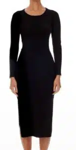 Kim Long-Sleeve Cutout Bodycon Dress