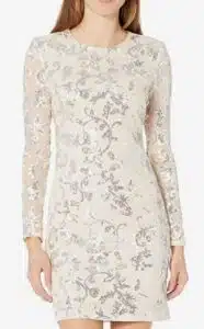Long Sleeve Sequin Bodycon