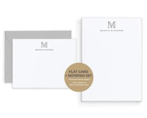 Monogrammed stationary