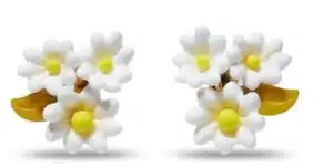 Petunia Bouquet Clip-On Stud Earrings