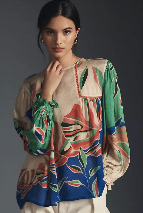 Prime Women Recommends Mirand Peasant Blouse