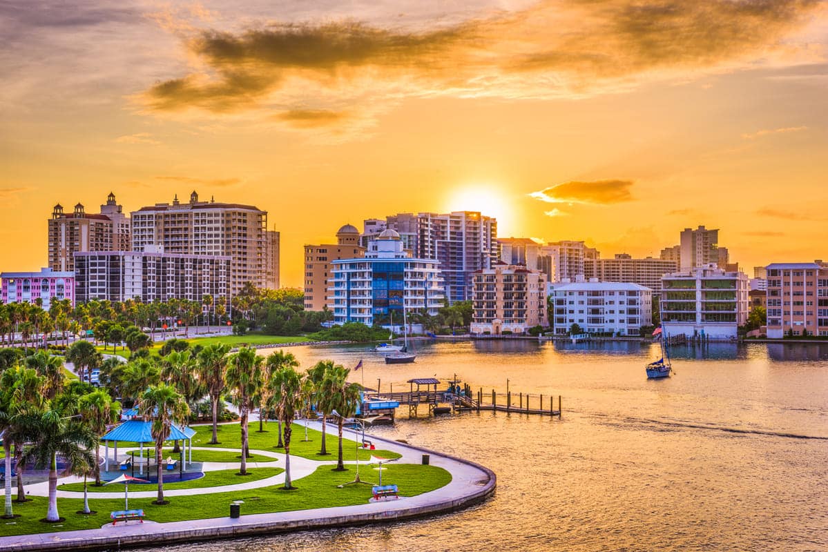 Sarasota Florida skyline