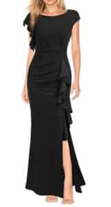 Split Bodycon Mermaid Evening Cocktail Long Dress