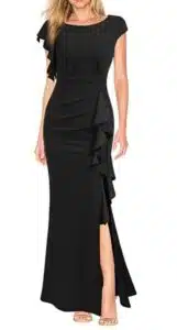 Split Bodycon Mermaid Evening Cocktail Long Dress