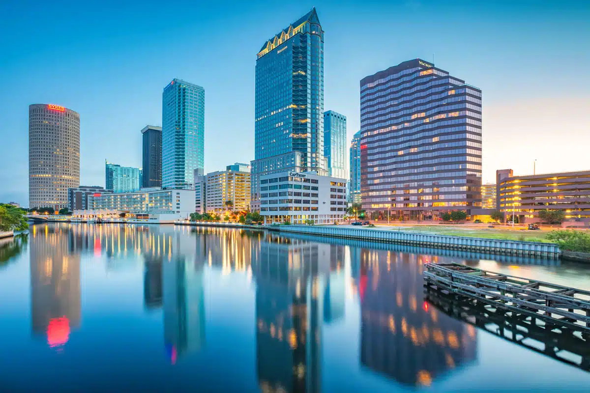 Tampa Florida downtown retire in florida