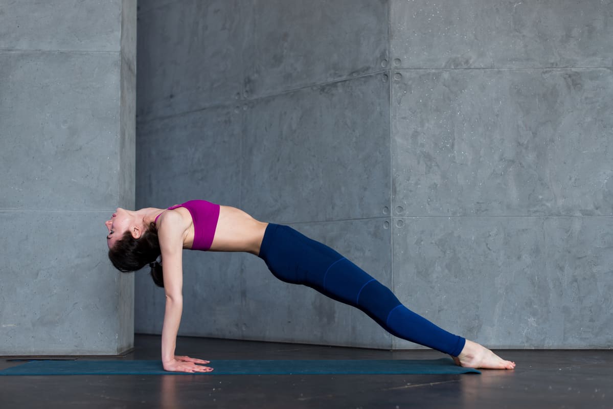 Upward Facing Plank Pose 2