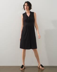 chicos pleated shift dress