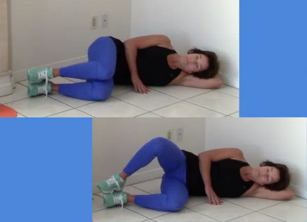 Side-laying clams workout
