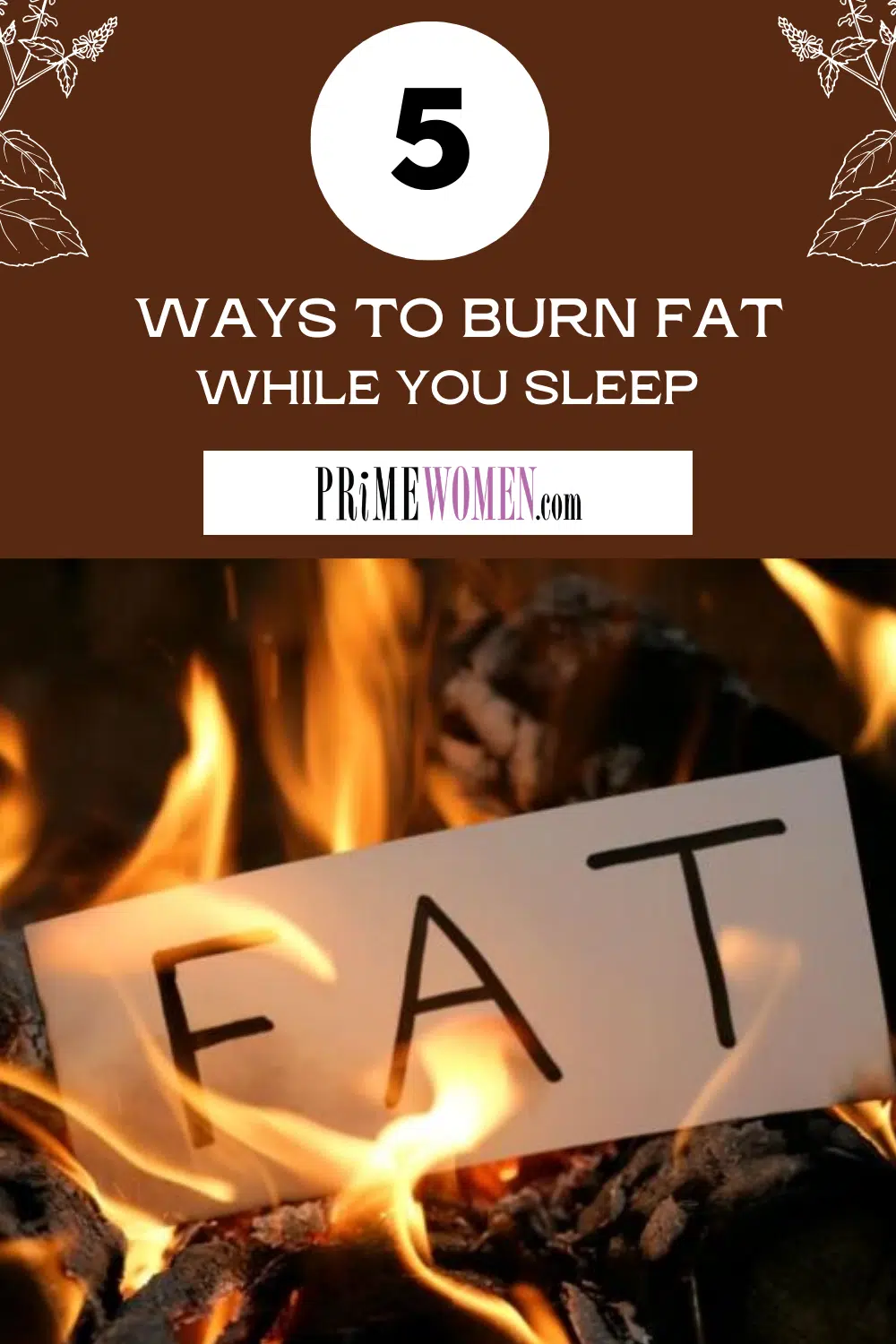 5 Ways to Burn Fat While You Sleep