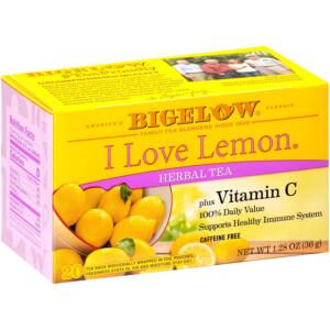 Bigelow I Love Lemon with Vitamin C Herbal Tea