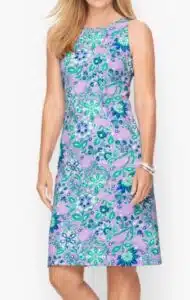 Floral Jersey Shift Dress