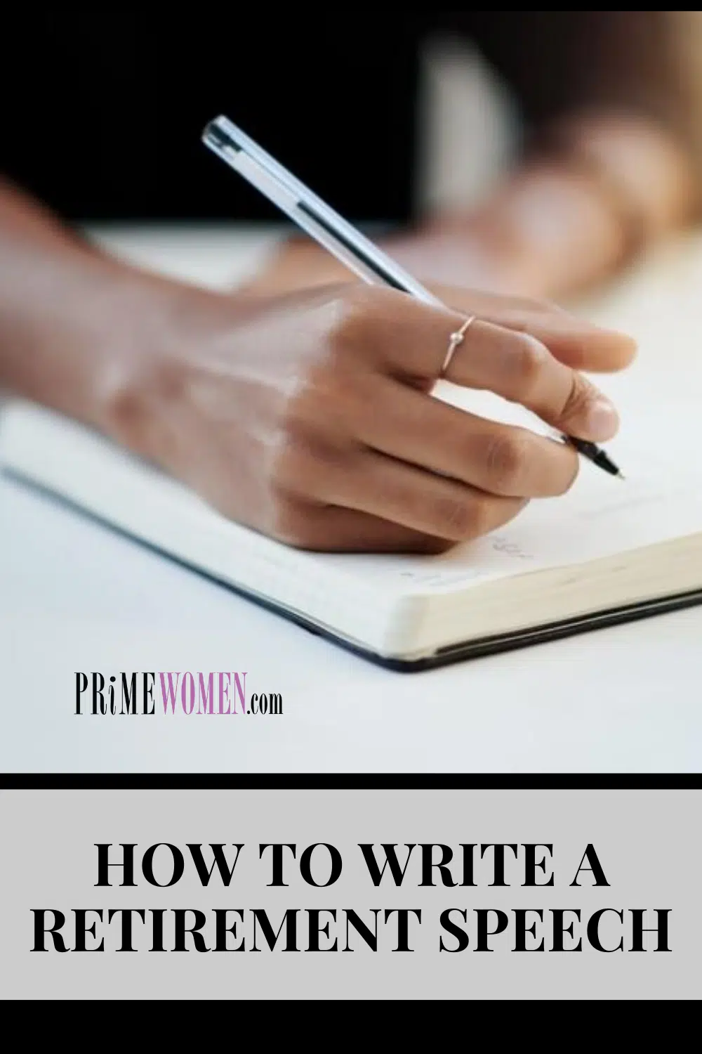 How to Write a Retirement Speech