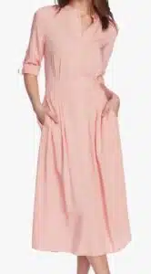 Long Sleeve Midi Shirtdress