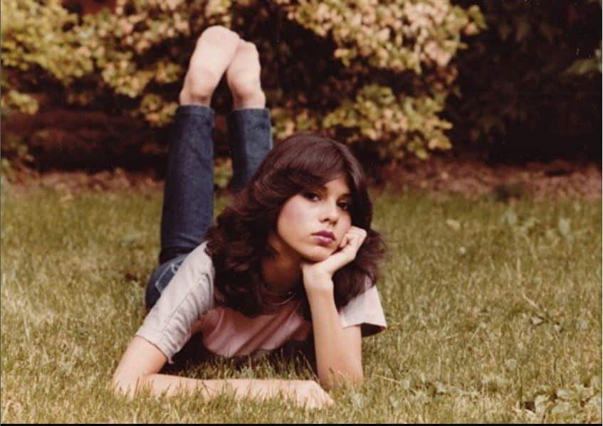 Marisa Tomei as a teenager