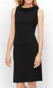 Mockneck Shift Dress