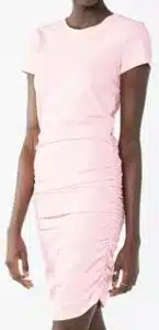 Nine West Side Ruched Mini Dress