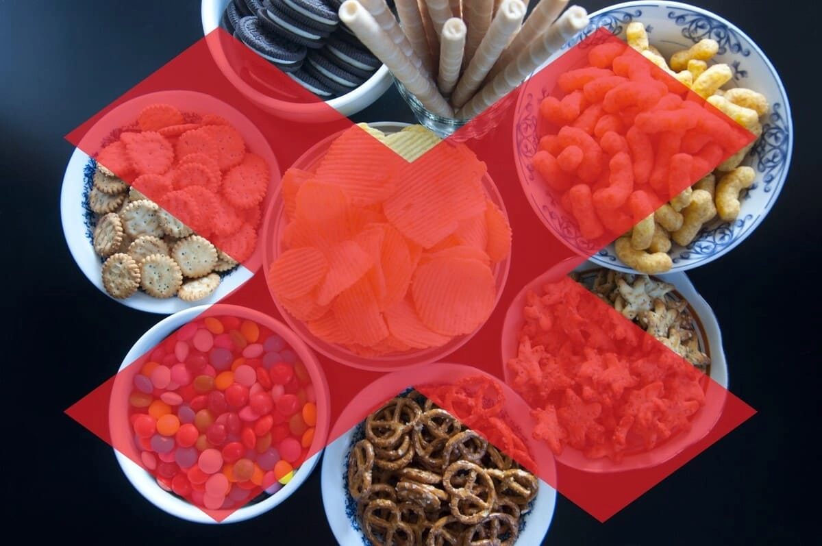 No processed foods
